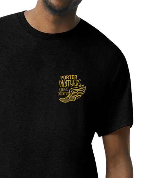 Porter Cross Country Youth to Adult Size Tshirt - Customize Now!
