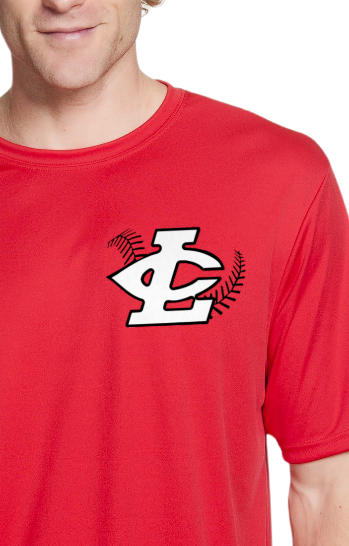 CLLL A4 Cooling Performance Short Sleeve T-Shirt RED