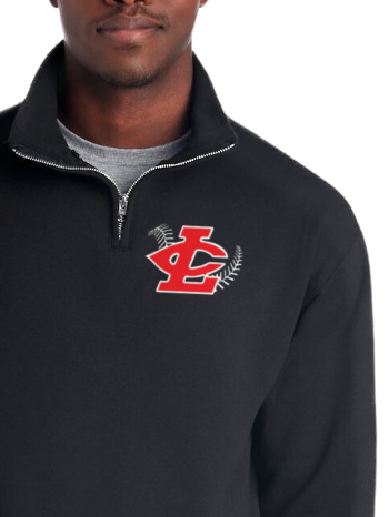 CLLL Adult Jerzees Quarter Zip Sweatshirt BLACK