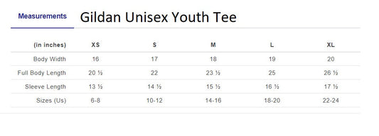 CLLL Youth Gildan Softstyle tshirt - RED