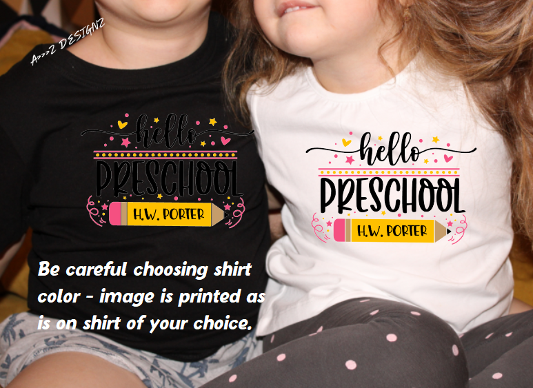 H.W Porter Hello (insert grade) ADULT NEW! Softstyle Tees