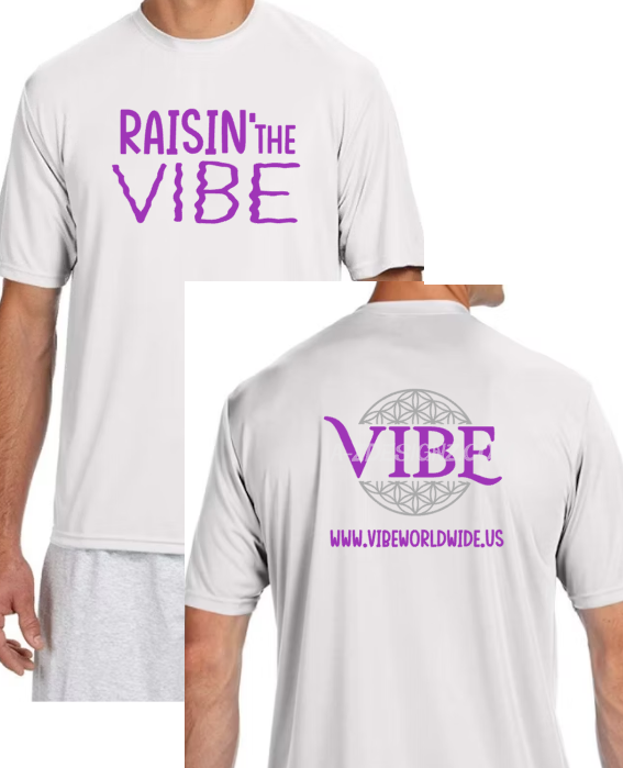Raisin' the VIBE A4 Polyester Short Sleeve Cooling Performance Tee Mens