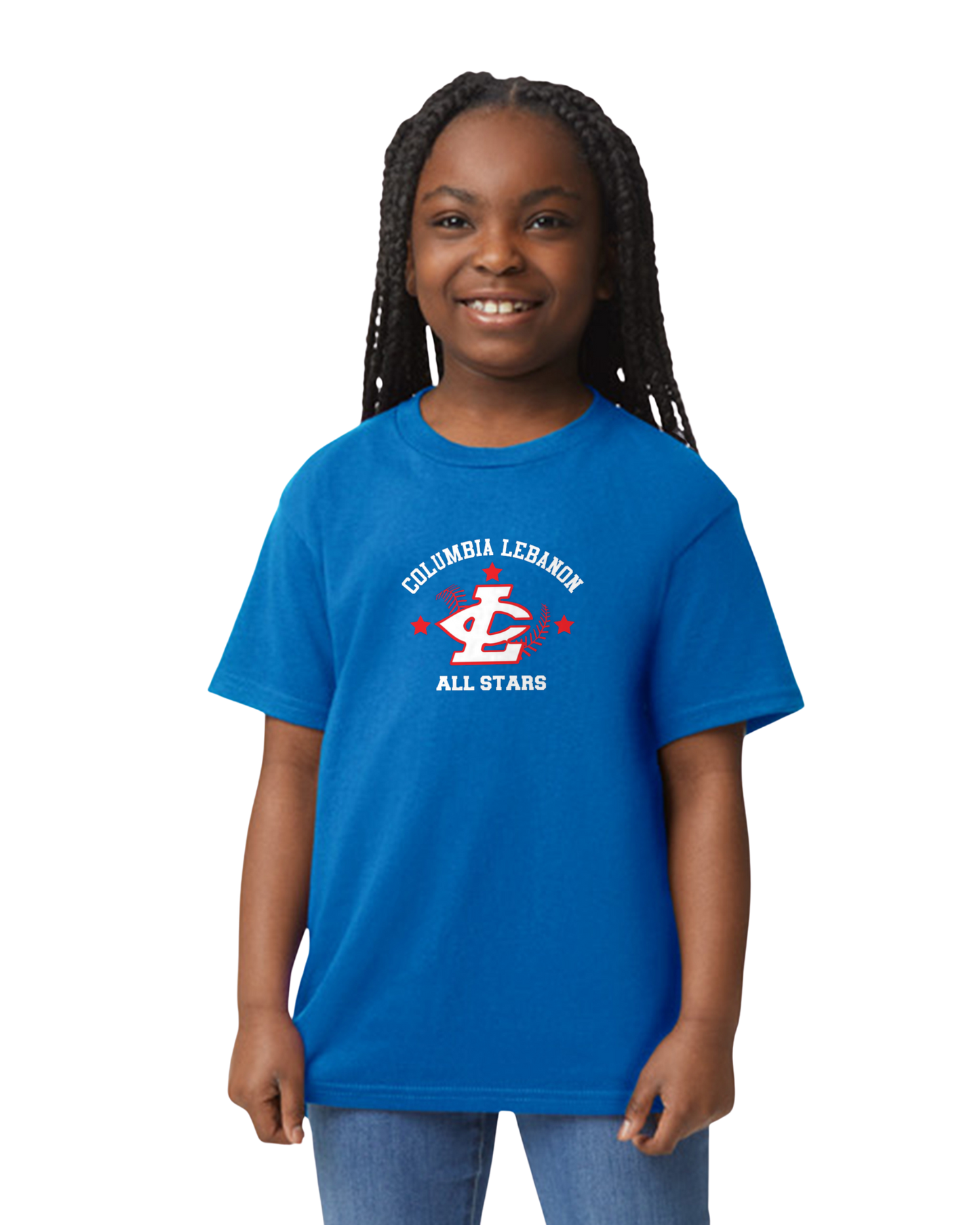 CLLL All Star 5.5 oz Tees 50/50 dry blend Gildan - Youth to adult sizes (add back)
