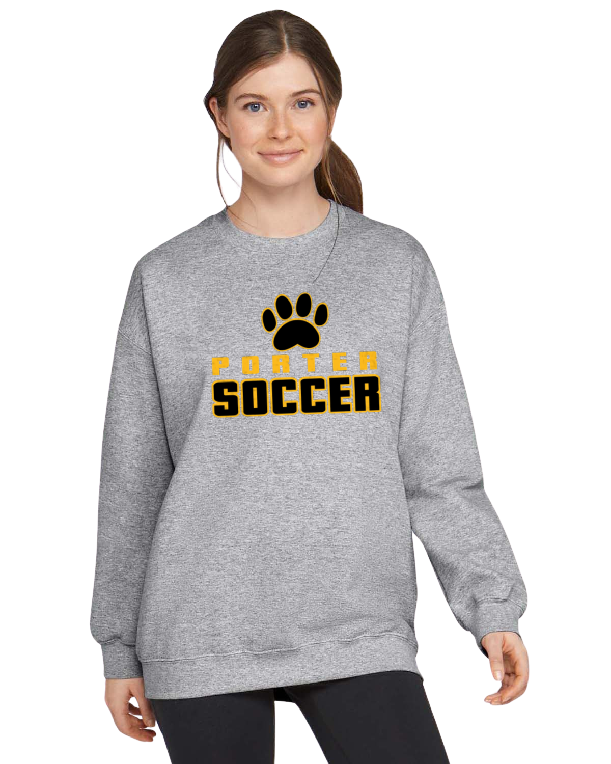 Porter Soccer Logo Crew Sweatshirt YOUTH to ADULT - Customize Now!
