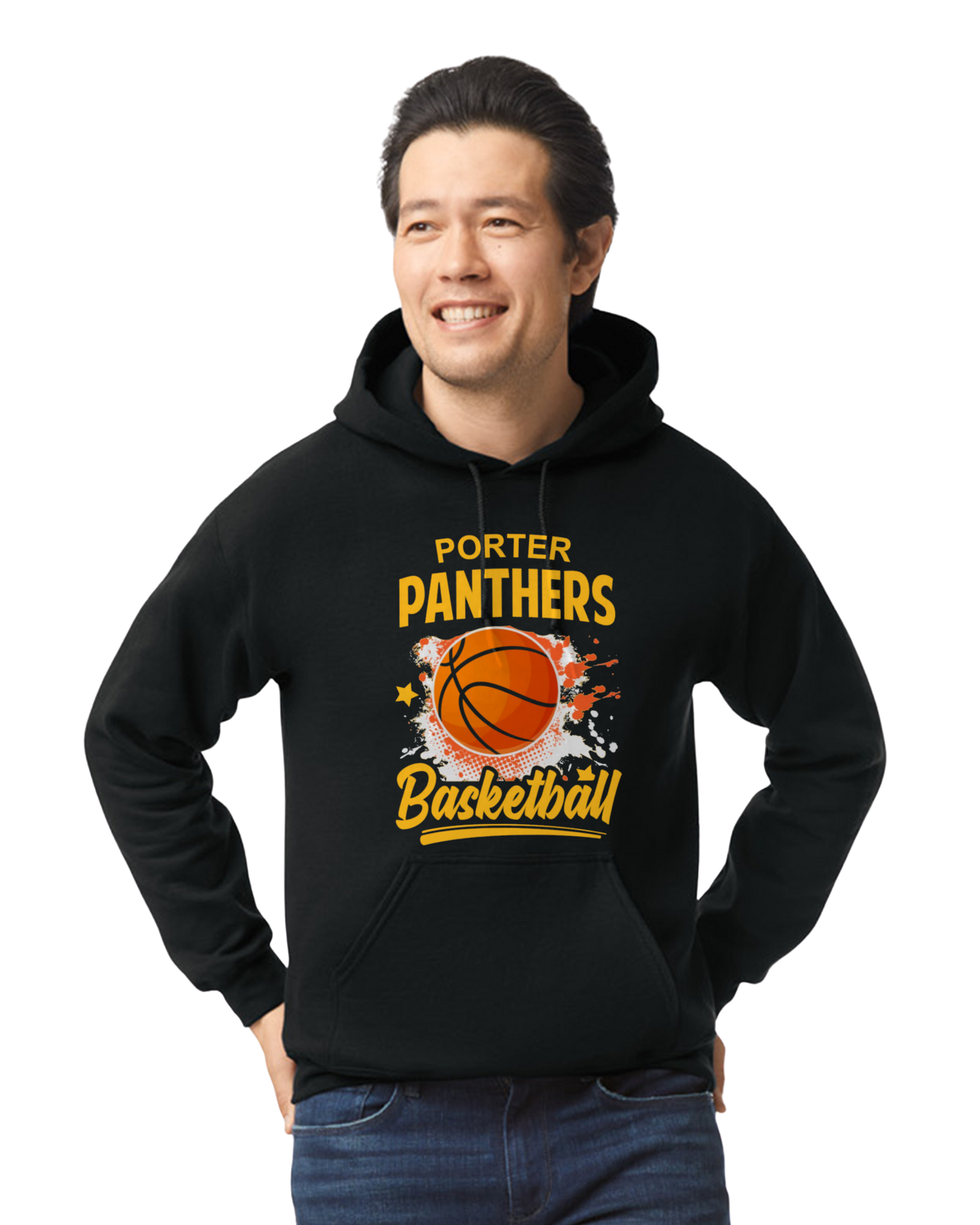Porter Basketball Graphic Youth to Adult Hooded Sweatshirt - Customize yours today!