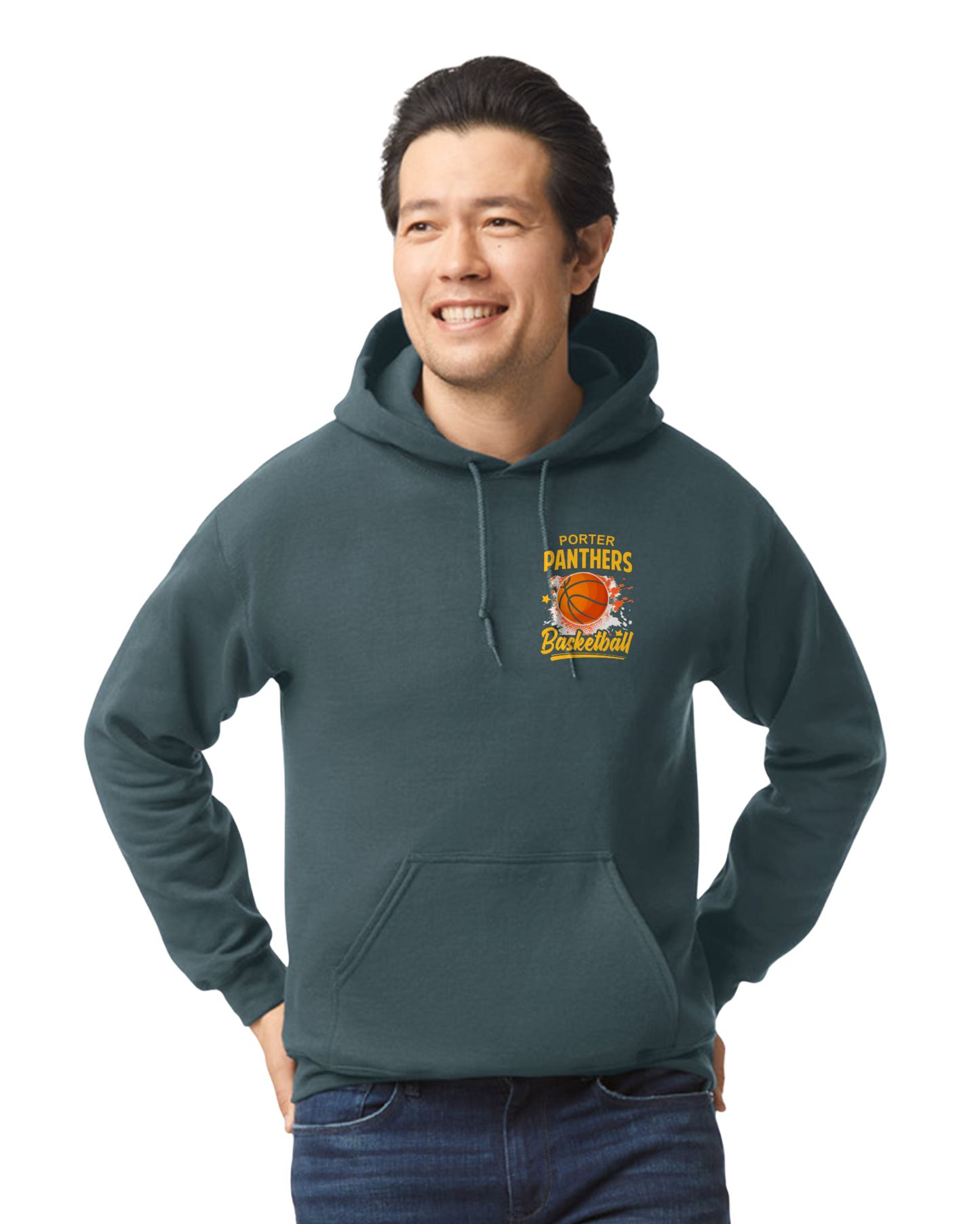 Porter Basketball Graphic Youth to Adult Hooded Sweatshirt - Customize yours today!