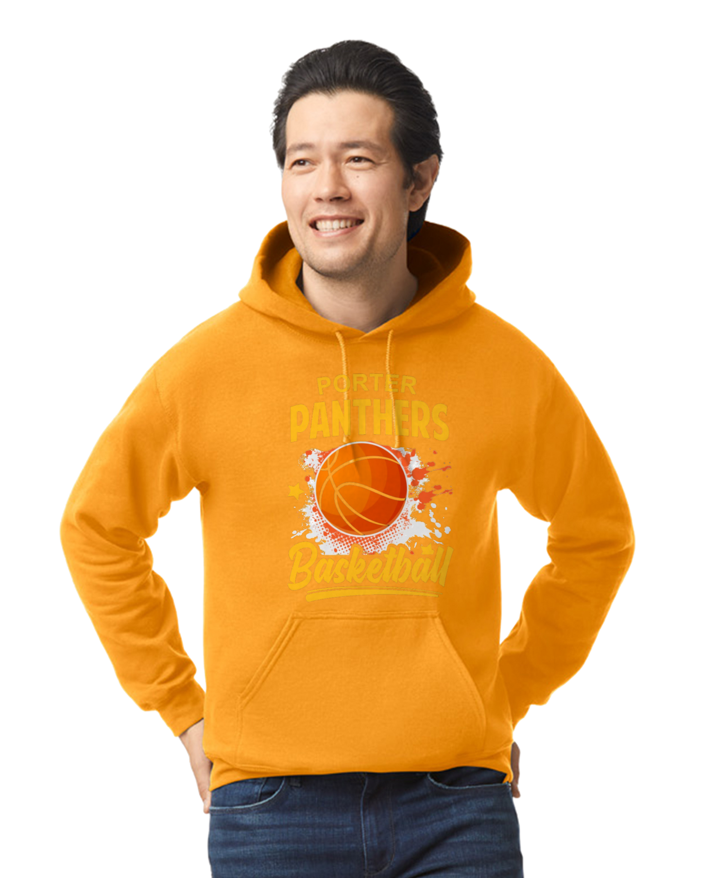Porter Basketball Graphic Youth to Adult Hooded Sweatshirt - Customize yours today!