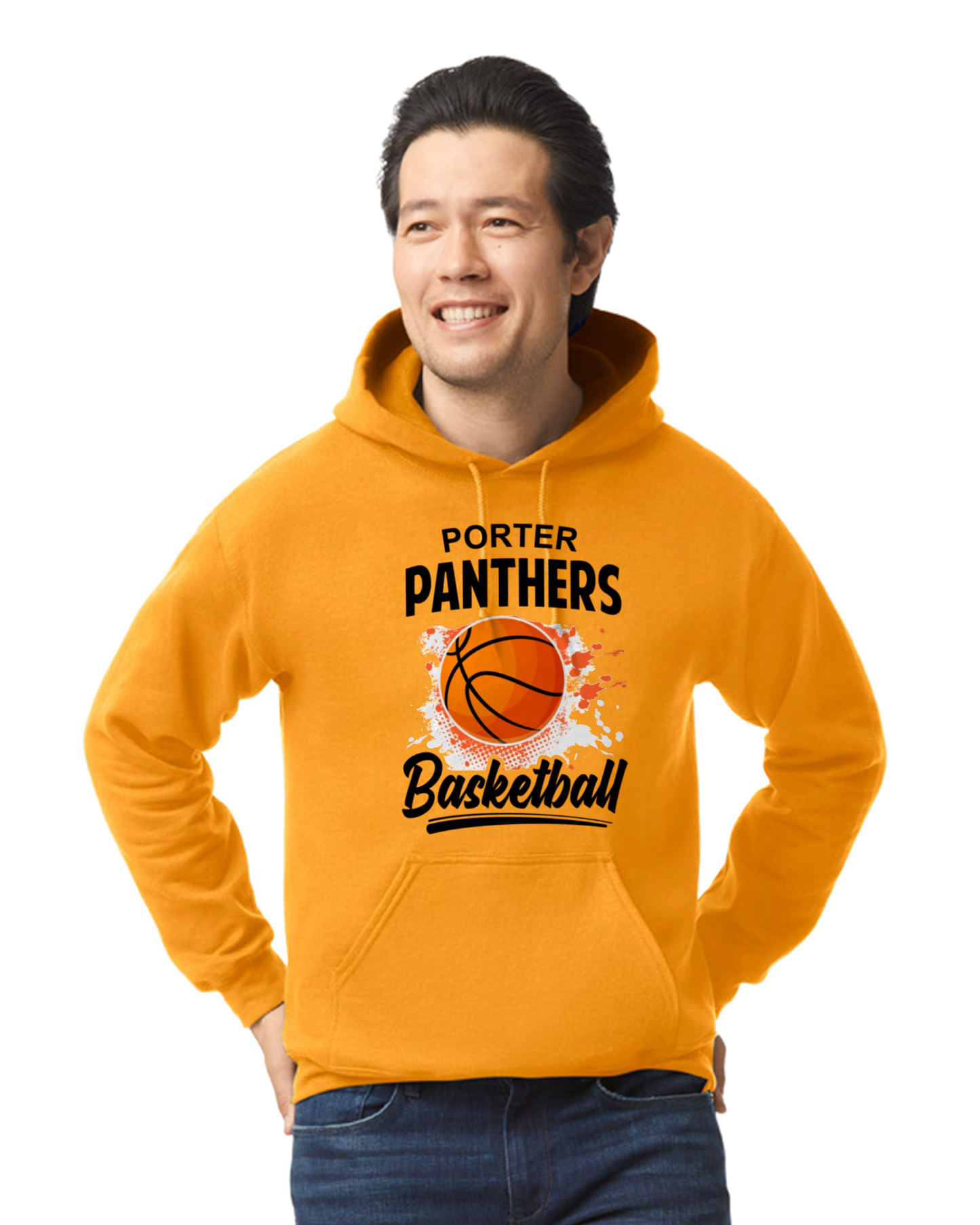 Porter Basketball Graphic Youth to Adult Hooded Sweatshirt - Customize yours today!