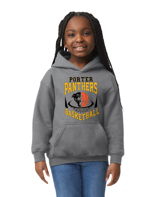 Porter Basketball Panther Youth to Adult Hooded Sweatshirt - Customize yours today!