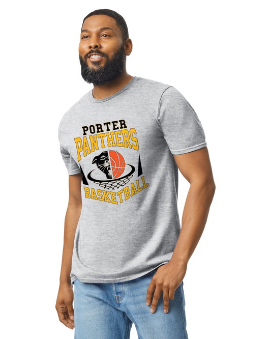 Porter Basketball Panther Youth to Adult Size Tshirt - Customize yours Now!