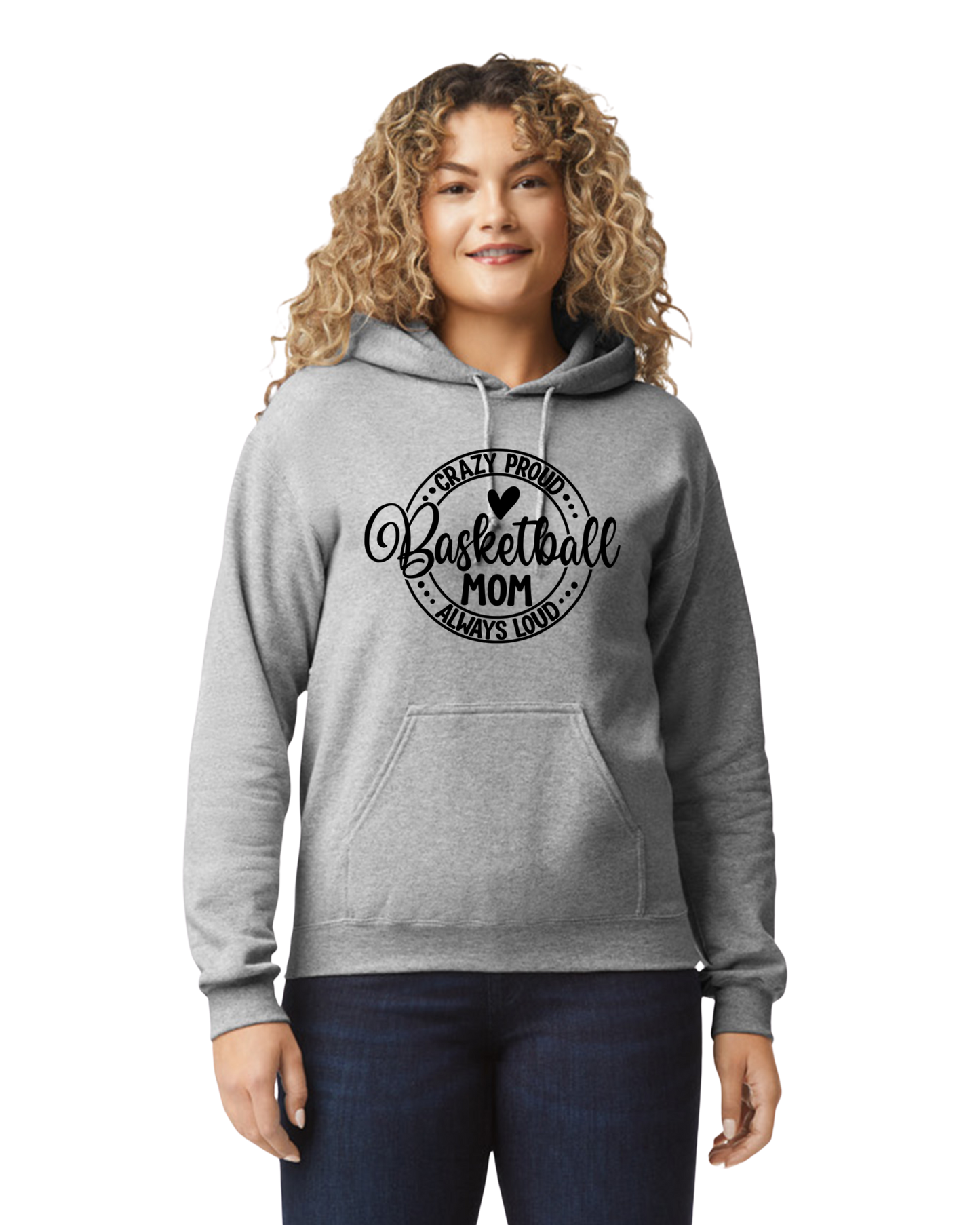 Crazy Proud Basketball Mom - Customize color and more!