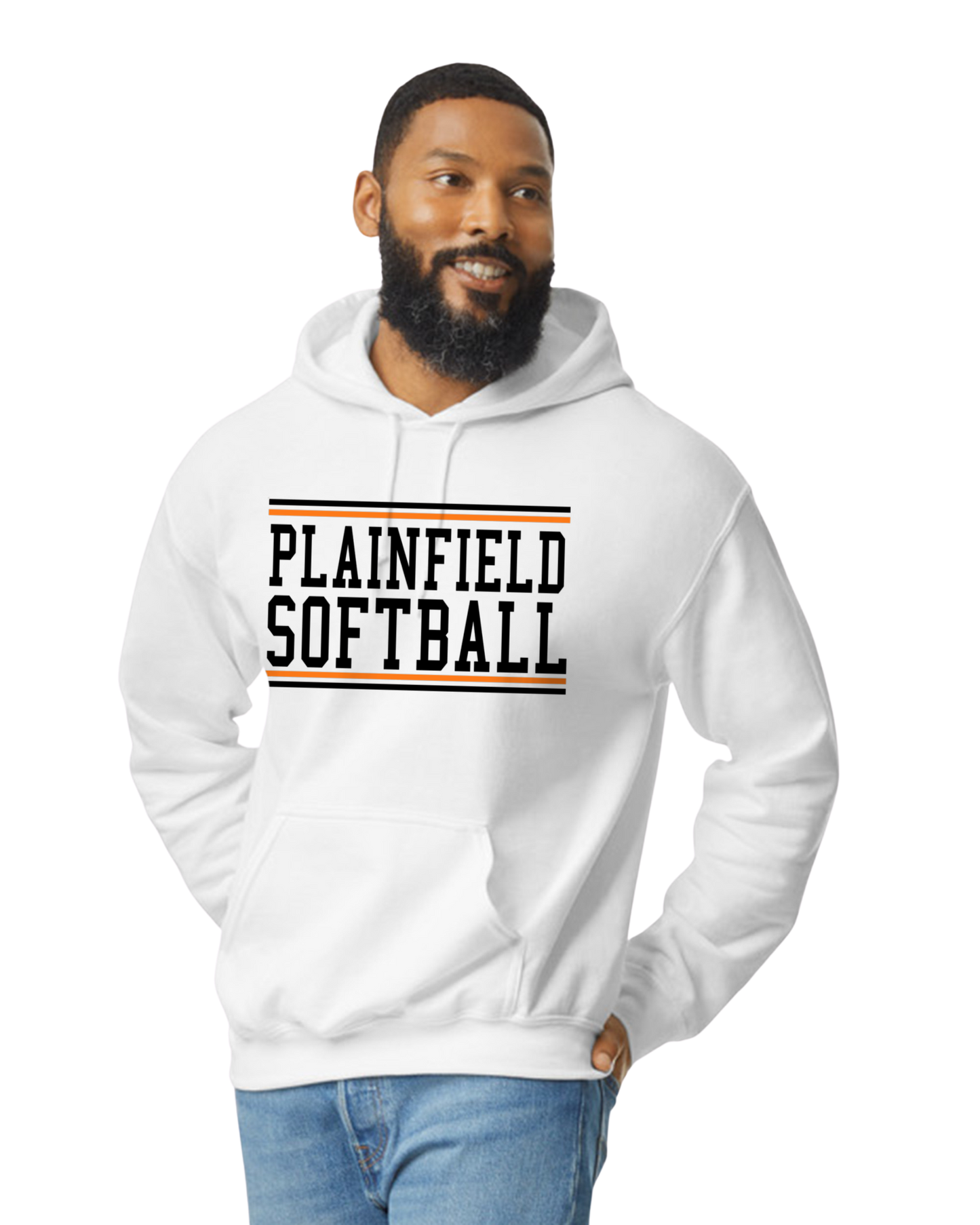 Plainfield Softball Youth to Adult Hooded Sweatshirt - Customize yours today!