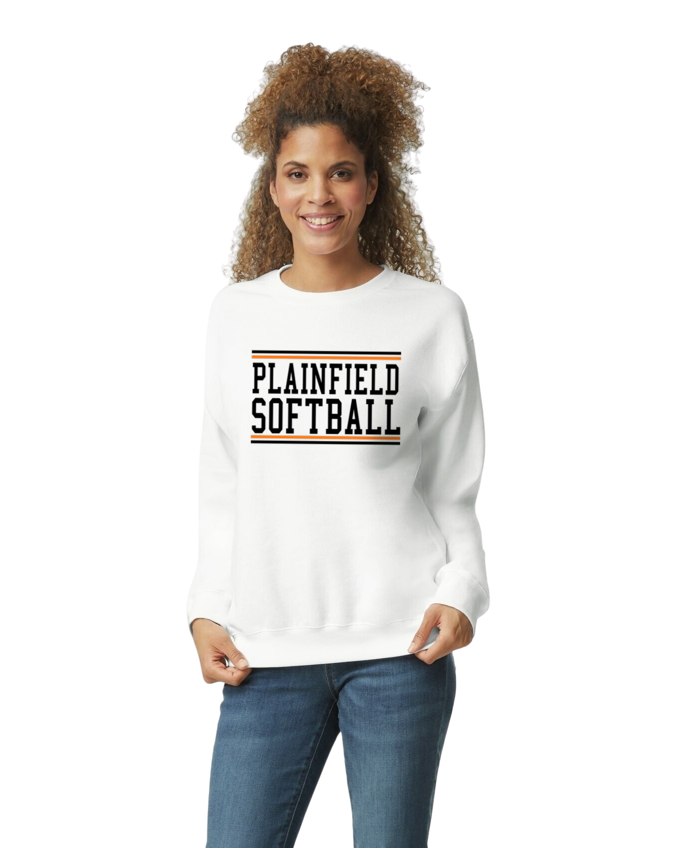 Plainfield Softball Crew Neck Sweatshirt Youth to Adult sizes - Customize Yours today!