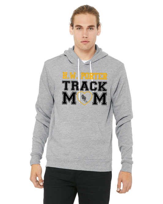 Porter Track MOM Hooded Pullover BELLA+CANVAS - Customize yours today!