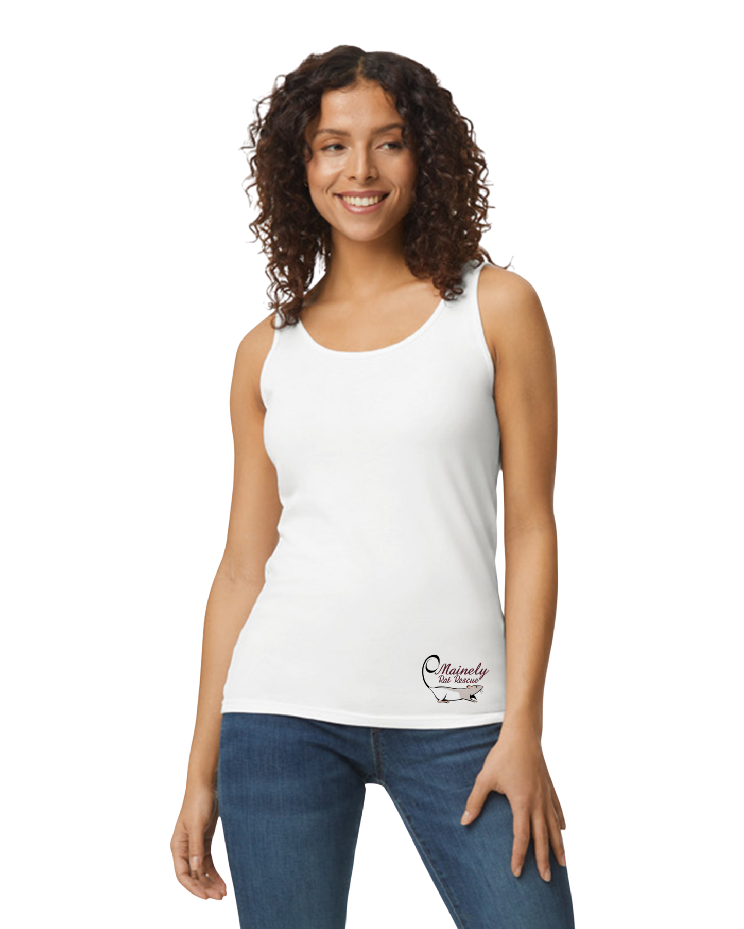 Mainely Rat Rescue Softstyle Gildan Tank (mens and womens styles) - Customize yours today! Lots of color choices!