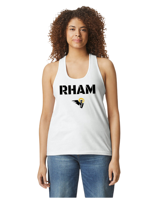 RYFC RHAM Adult Gildan Softstyle Tank Top Mens/Womens Regular or Racerback