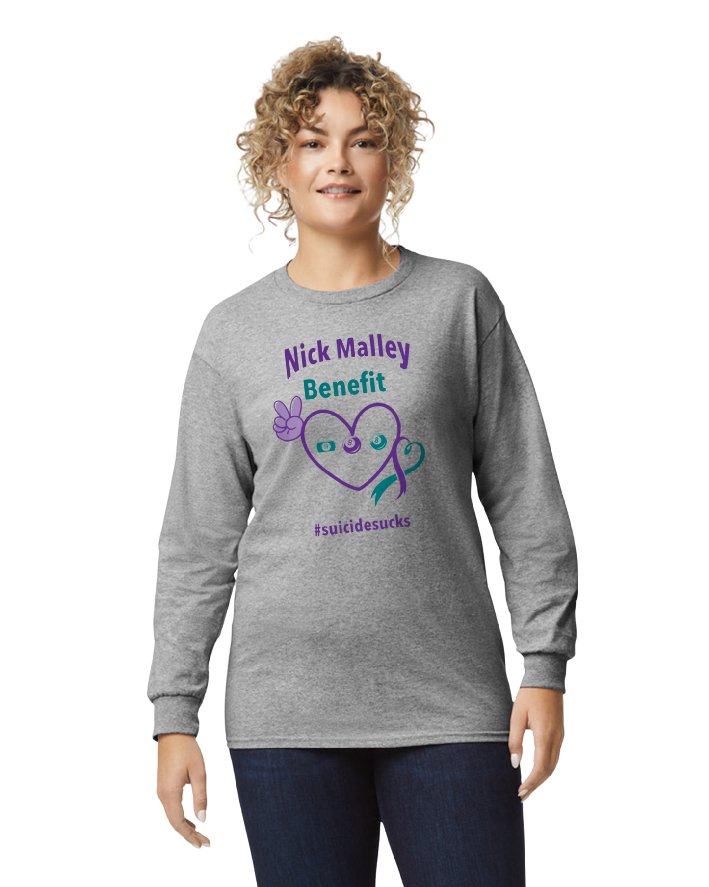 2025 Malley 8ball Tournament Softstyle Gildan Long Sleeve Tee (youth and adult) Customize yours today!