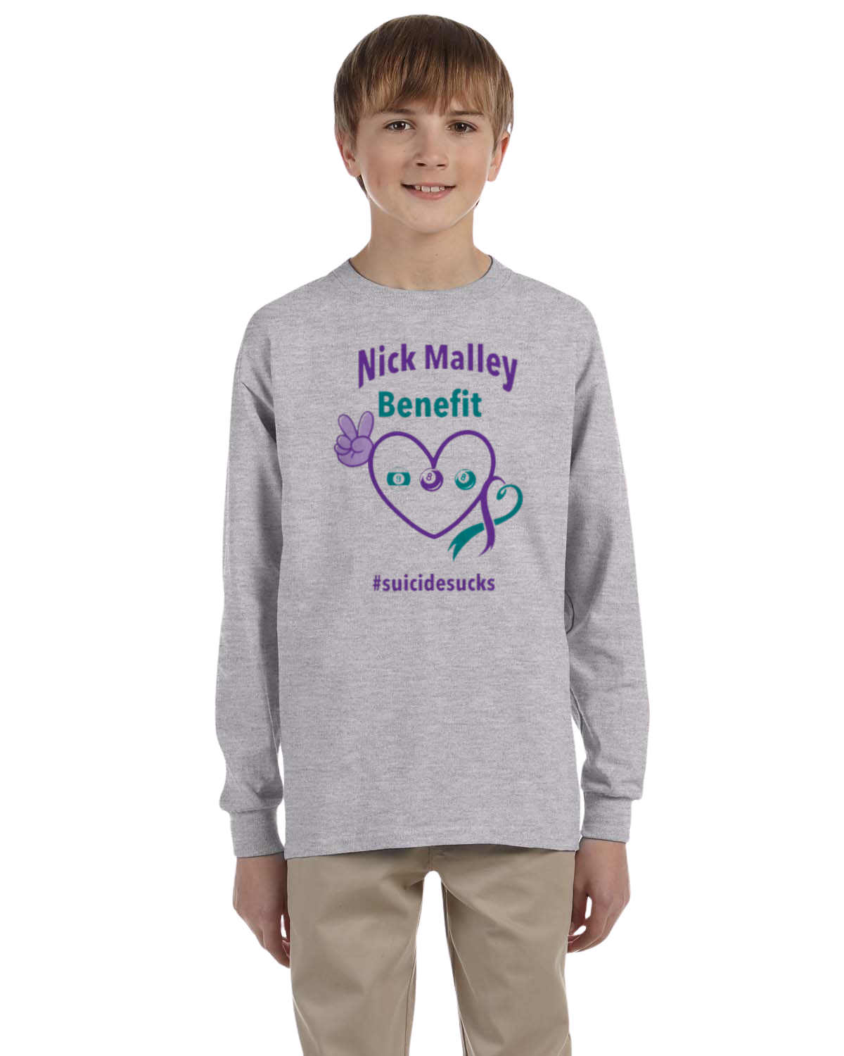 2025 Malley 8ball Tournament Softstyle Gildan Long Sleeve Tee (youth and adult) Customize yours today!