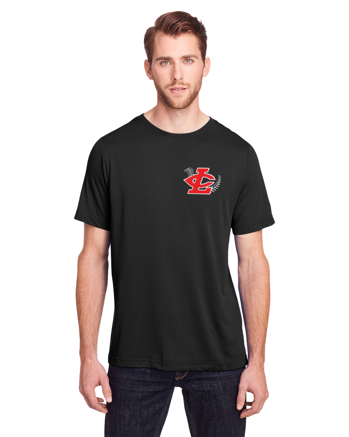 CLLL unisex performance Tshirt TALL SIZES Gildan Ultra Cotton BLACK