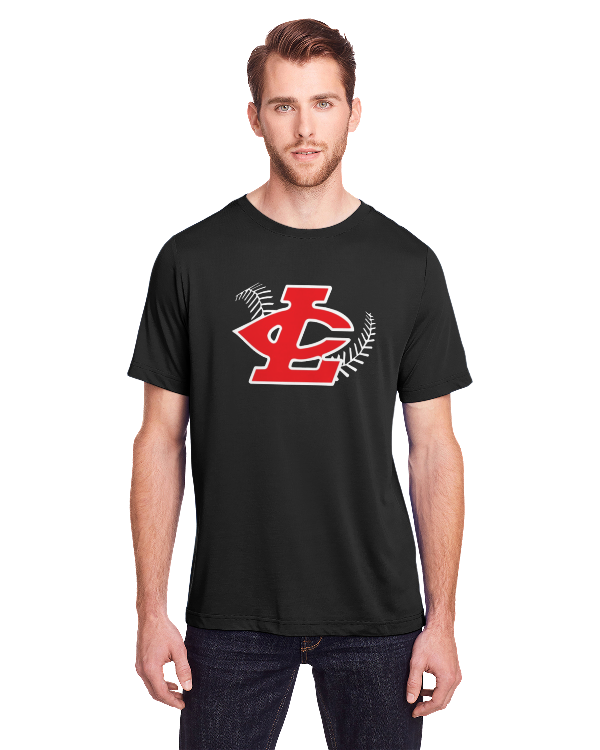 CLLL unisex performance Tshirt TALL SIZES Gildan Ultra Cotton BLACK
