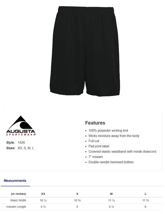 Porter Softball Youth and Adult Unisex Octane Shorts
