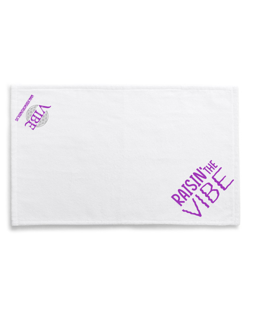 Raisin' the VIBE Next Level 15x18 Velour Towel