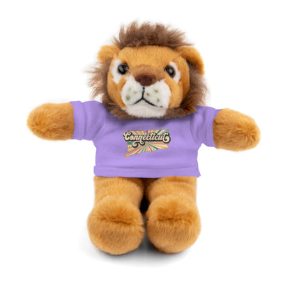 Connecticut Groovy Stuffed Animals with Tee (multiple animals and colors)