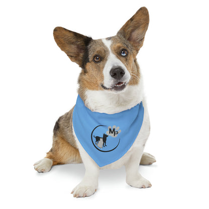 Monkey's Pack Blue Pet Bandana Collar