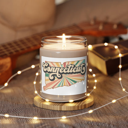 Connecticut Groovy Scented Soy Candle, 9oz