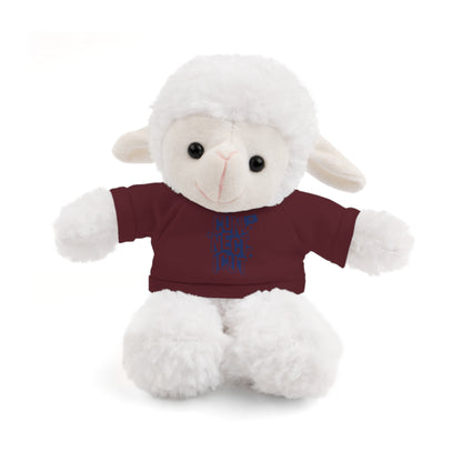 Connecticut Blue Lettering Stuffed Animals with Tee (multiple animals and colors)