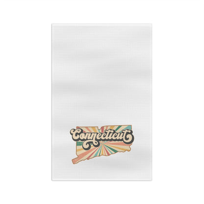 Connecticut Groovy Microfiber Tea Towel