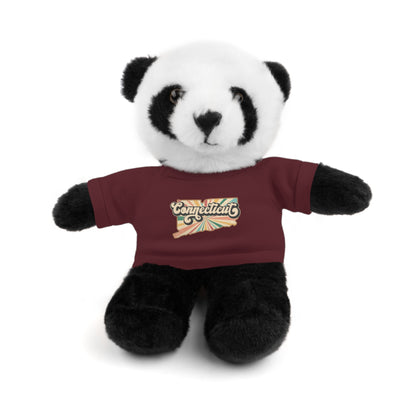 Connecticut Groovy Stuffed Animals with Tee (multiple animals and colors)