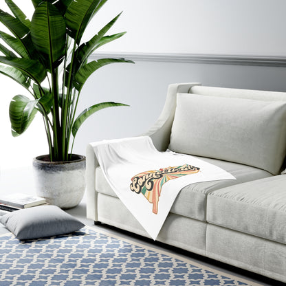 Connecticut Groovy Baby Swaddle Blanket