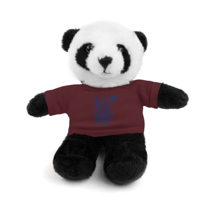Connecticut Blue Lettering Stuffed Animals with Tee (multiple animals and colors)
