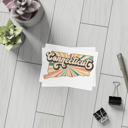 Connecticut Groovy Postcard Bundles (envelopes not included)