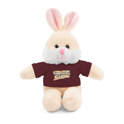 Connecticut Groovy Stuffed Animals with Tee (multiple animals and colors)