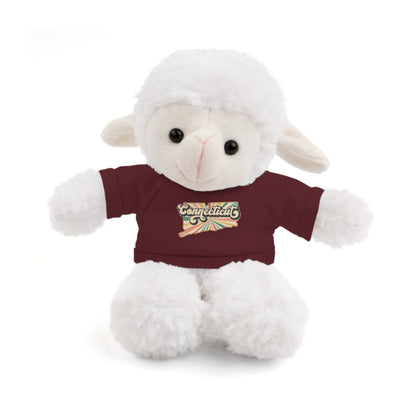 Connecticut Groovy Stuffed Animals with Tee (multiple animals and colors)
