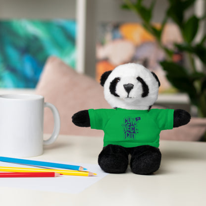 Connecticut Blue Lettering Stuffed Animals with Tee (multiple animals and colors)