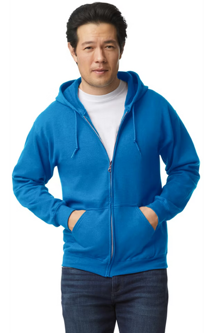 Royals Softball/Baseball Customizable Zip Up Hoodie Youth and Adult (multiple colors and weights available)