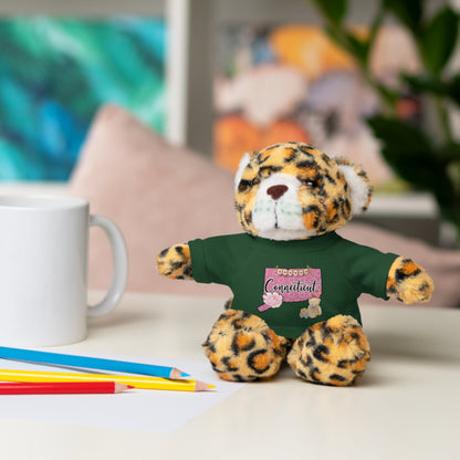 Connecticut Valentine Stuffed Animals with Tee (choose from many animals and colors)