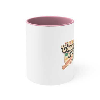Connecticut Groovy Accent Coffee Mug, 11oz