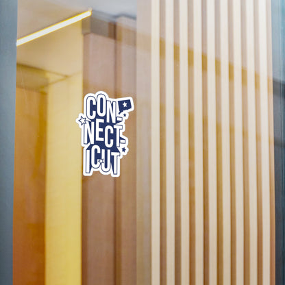 Connecticut Lettering Vinyl Decals