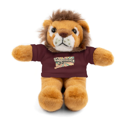 Connecticut Groovy Stuffed Animals with Tee (multiple animals and colors)