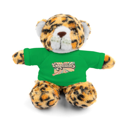 Connecticut Groovy Stuffed Animals with Tee (multiple animals and colors)