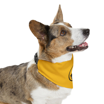 Monkey's Pack Yellow Pet Bandana Collar