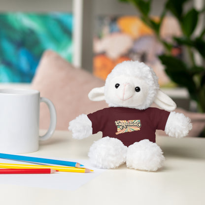 Connecticut Groovy Stuffed Animals with Tee (multiple animals and colors)