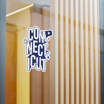 Connecticut Lettering Vinyl Decals