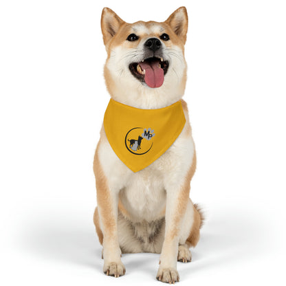 Monkey's Pack Yellow Pet Bandana Collar