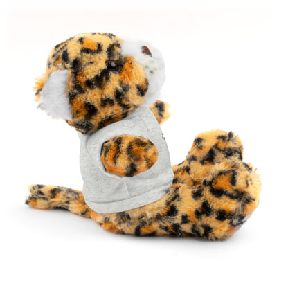 Connecticut Blue Lettering Stuffed Animals with Tee (multiple animals and colors)