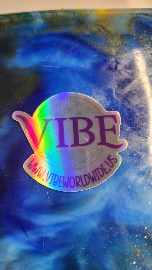 Raisin' the VIBE Holographic Decal (free with $100+ order)